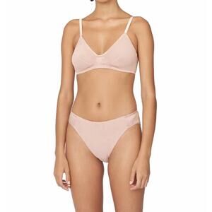 NEW ARAKS tasia semi-sheer bralette in buff